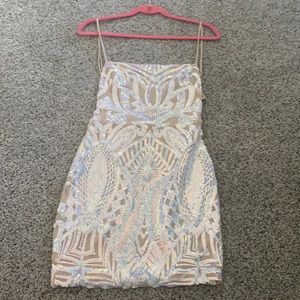 NEVER WORN BEFORE lucy in the sky sparkle dress. prices are negotiable!